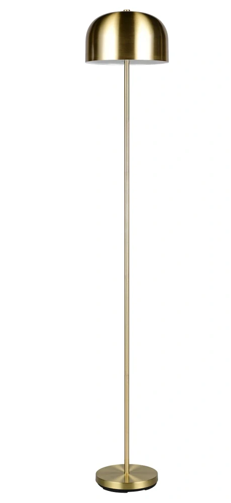 Trio Leuchten R49151108 JEFF - Stmívatelná nabíjecí přenosná stojací lampa v matné mosazné barvě, LED 2,5W, 3000K, 147cm