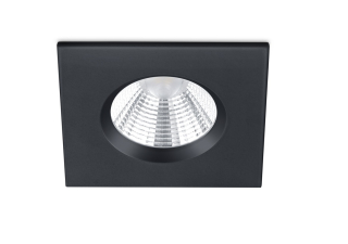 Trio Leuchten 650610132 ZAGROS - LED podhledové stmívatelné svítidlo do koupelny 8,5 x 8,5cm, 5,5W, 3000K, IP65, černá