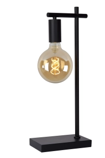 Lucide 21521/01/30 LEANNE - Stolní retro černá lampa, 1 x E27
