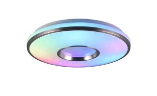 Trio Leuchten R64401005 REALTA - Stropní RGB svítidlo s dálkovým ovladačem, LED 24W, 2700 - 6500K, Ø 39cm