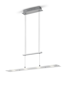 Trio Leuchten R32004107 MILOS - Závěsné stahovací svítidlo v matném niklu , LED 20W, 3000K, 80cm