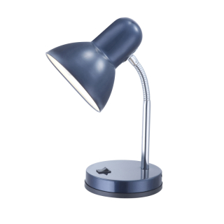 Globo 2486 BASIC - Stolní modrá lampička na dětský stůl 1 x E27, 33cm