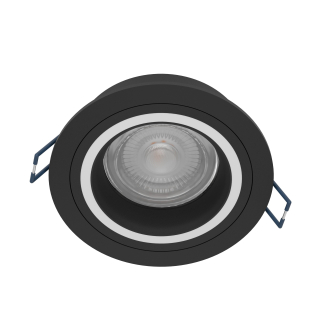 Eglo ZIGBEE 900764 CAROSSO-Z - Podhledové LED RGB svítidlo ovládáné ovladačem, nebo z mobilní aplikace, LED 4,7W, černá barva