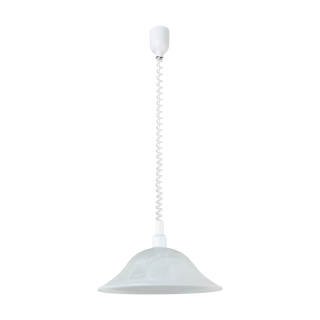 Eglo 3355 ALESSANDRA - Kuchyňský stahovací lustr s alabastrovým skleněným stínidlem, 1 x E27, Ø 38cm