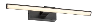 Rabalux 78001 GATEN - LED nástěnné svítidlo v černé barvě k nasvícení obrazu nebo k zrcadlu, LED 8W, 3000K, 45cm
