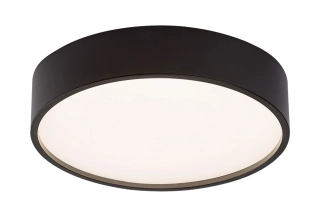 Rabalux 75011 LARCIA - LED černé stropní svítidlo s čidlem, Ø 28,5cm, 19W, 4000K, IP44
