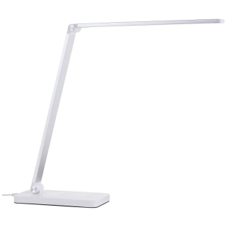 Brilliant G60090/05 FLORENCE - Bílá stolní stmívatelná lampa s bezdrátovým nabíjením, LED 5W, 2700-6500K