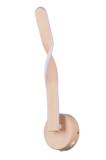 Trio Leuchten R25791766 GINKO - Nástěnné LED svítidlo v sand barvě , 11W, 3000K, vypínač