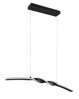 Trio Leuchten R35791132 GINKO - Závěsné LED svítidlo v černé barvě , 18W, 3000K, 79cm