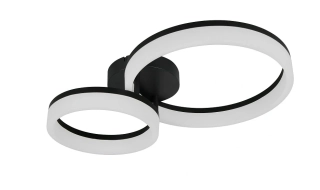 Trio Leuchten R63601232 SCOPE - Stropní LED černé svítidlo 51 x 33cm, 22W, 2800lm, 3000K