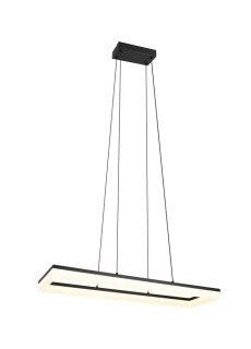 Trio Leuchten R35771132 CAMINO - Závěsné LED černé svítidlo 70 x 20cm, 27W, 3400lm, 3000K