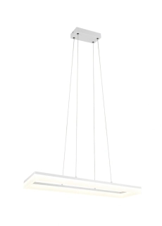 Trio Leuchten R35771131 CAMINO - Závěsné LED bílé svítidlo 70 x 20cm, 27W, 3600lm, 4000K