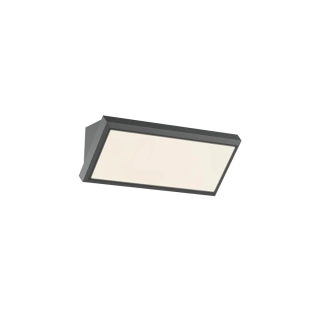 Redo 90159 MAKO - LED nástěnné venkovní světlo v antracitové barvě, LED 12W, 3000K, IP65