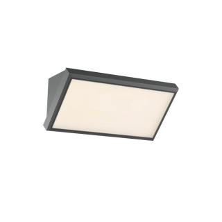 Redo 90160 MAKO - LED nástěnné venkovní světlo v antracitové barvě, LED 21W, 3000K, IP65, 32cm šířka