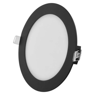 EMOS ZD1333 NEXXO - Podhledový černý LED panel, 12,5W, 1050lm, 3000 + 3500 + 4000K, IP40/IP20, Ø 17cm