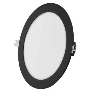 EMOS ZD1343 NEXXO - Podhledový černý LED panel, 18W, 1600lm, 3000 + 3500 + 4000K, IP40/IP20, Ø 22,5cm