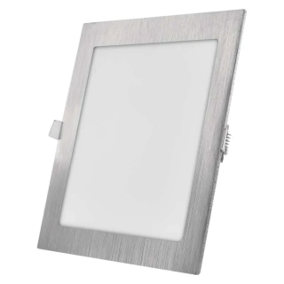 EMOS ZD2243 NEXXO - Podhledový stříbrný LED panel, 18W, 1600lm, 3000 + 3500 + 4000K, IP40/IP20, 22,5 x 22,5cm