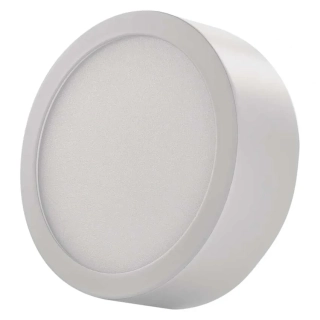 EMOS ZM5123 NEXXO - Přisazený stropní LED panel v bílé barvě, 7,6W, 680lm, 3000 + 3500 + 4000K, IP40/IP20, Ø 12cm
