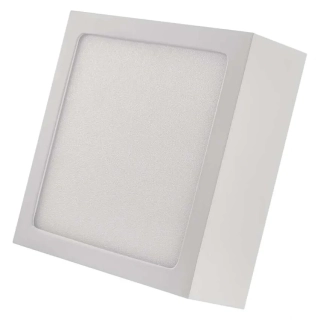 EMOS ZM6123 NEXXO - Přisazený stropní LED panel v bílé barvě, 7,6W, 680lm, 3000 + 3500 + 4000K, IP40/IP20, 12 x 12cm