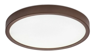 Rabalux 75080 MAUREC - Stropní LED venkovní svítidlo v hnědé barvě, LED 18W, 1540lm, 3000 - 4000 - 6000K, IP44, 29cm