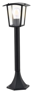 Rabalux 7128 TAVERNA - Stojací venkovní lampa v černé barvě, 1x E27, IP44, 60cm