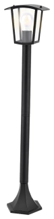 Rabalux 7129 TAVERNA - Stojací venkovní lampa v černé barvě, 1x E27, IP44, 90cm