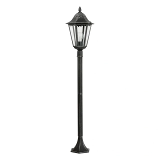 Eglo 93463 NAVEDO - Zahradní stojací lampa, lucerna v černé barvě, IP44, 1 x E27, 120cm