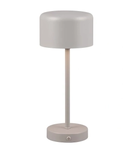 Trio Leuchten R59151177 JEFF - Stmívatelná nabíjecí přenosná lampička v šedé barvě, LED 1,5W, 3000K