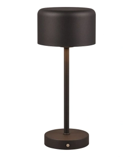 Trio Leuchten R59151132 JEFF - Stmívatelná nabíjecí přenosná lampička v černé barvě, LED 1,5W, 3000K